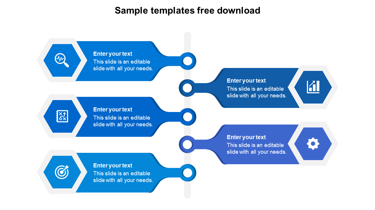 sample templates free download-blue
